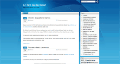 Desktop Screenshot of blog.lekermeur.net